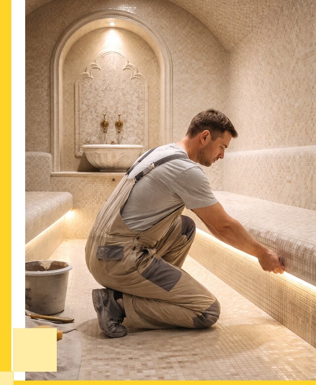 Отделка хамамов под ключ в Шатуре от 5634 р. | ЭриданШтр