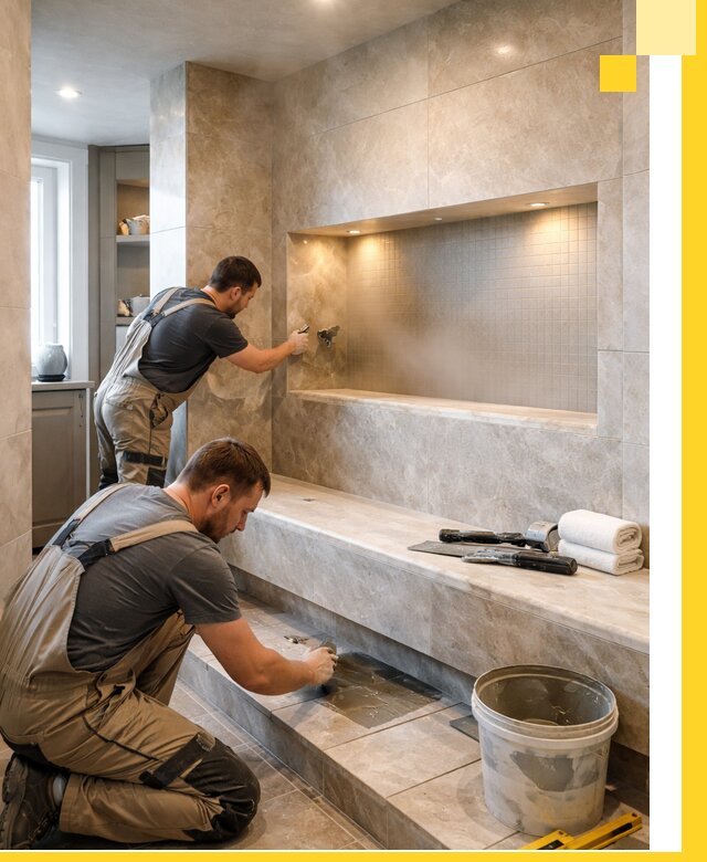 Профессиональное строительство хамама в квартире в Шатуре