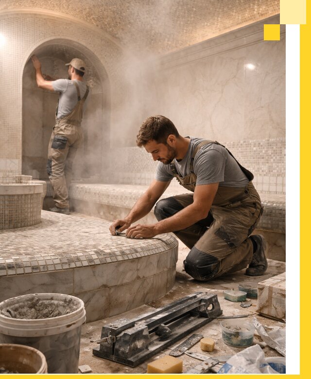 Профессиональный дизайн хамама и SPA под ключ в Шатуре