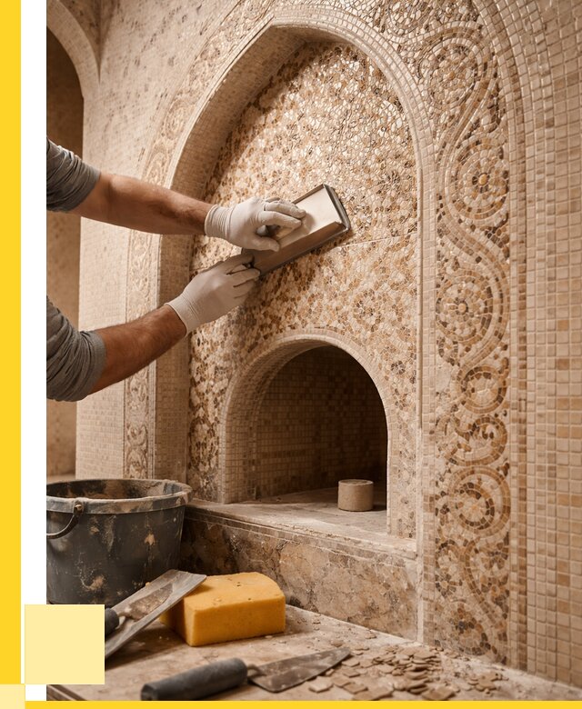 Мозаика для хамама в Шатуре под ключ от 5122 р. | ЭриданШтр