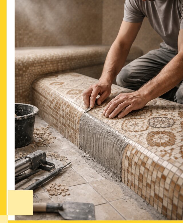 Плитка для хамама под ключ в Шатуре от 3585 р. | ЭриданШтр