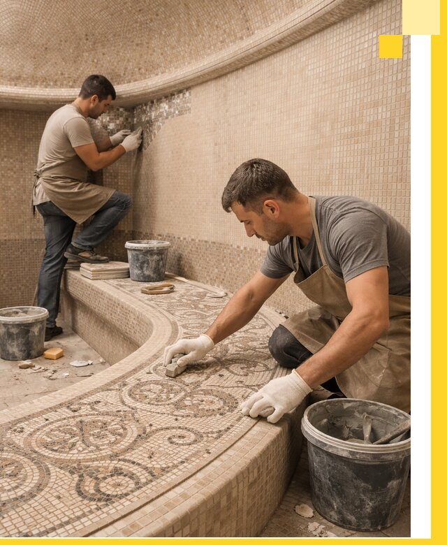 Плитка для хамама в Шатуре, укладка, подбор и поставка